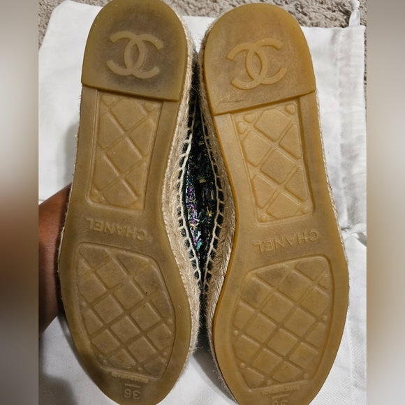 Chanel tweed espadrilles size 36 - Picture 5 of 8